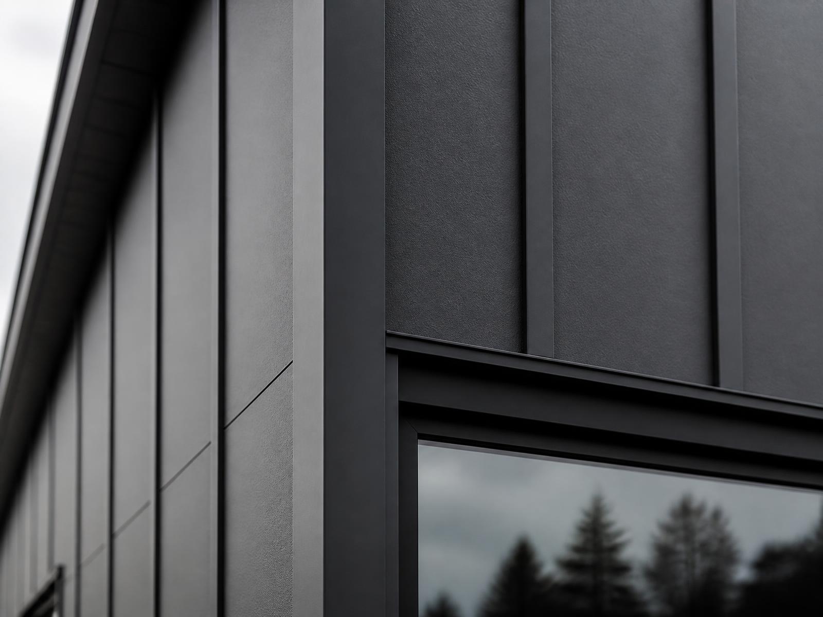 Flashing detail at a window head